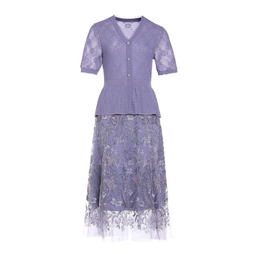 乔万尼夏新款连衣裙假两件小众设计EM2E846 商品图4