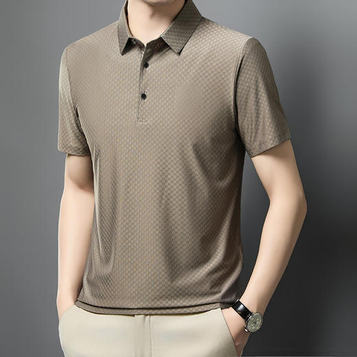 【中年男士短袖t恤】新款中老年男装 半袖透气上衣 爸爸POLO衫夏季 父亲节 商品图5