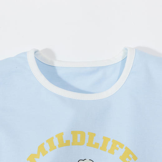 贝贝怡童装男童休闲套装夏季2024新款宽松透气t恤短裤两件套夏装ZB2DT083 商品图7