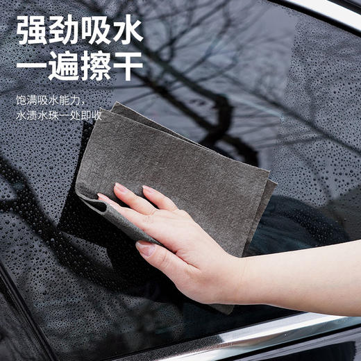 【升级加厚】inwejia 魔力抹布 5条/包 20*30cm 柔软细腻，强力吸水，水冲即净；纳米级去污，擦玻璃专用，一擦即净 商品图1