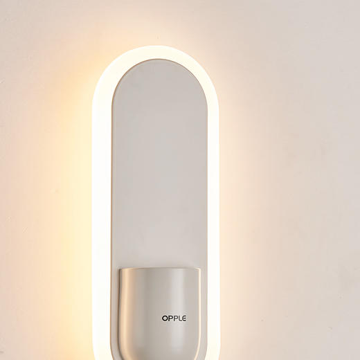 欧普（OPPLE）壁灯LED高显色田园现代中式卧室床头过道走廊温馨墙灯时光 商品图4