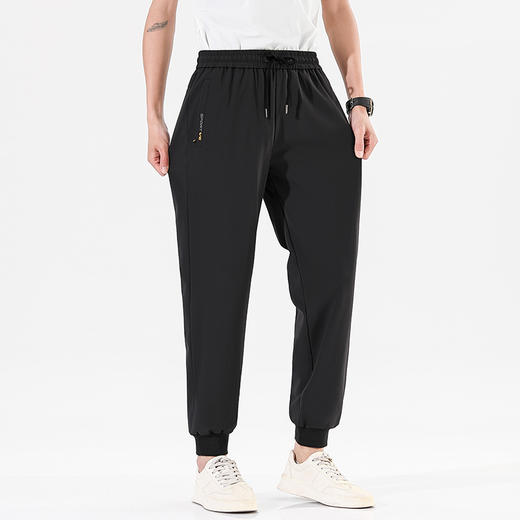 【Q】【冰丝速干】【新款X】大依优型大码冰丝裤松紧腰休闲运动裤直筒卫裤休闲裤加肥加大运动薄薄长裤胖子裤子夏季款 商品图8