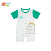 贝贝怡童装婴儿连体衣夏装男宝宝哈衣新生幼儿睡衣薄款短袖套装男 商品缩略图1