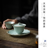 天青汝窑壶承开片可养功夫茶具壶托茶承干泡台茶盘陶瓷茶点盘壶垫 商品缩略图1
