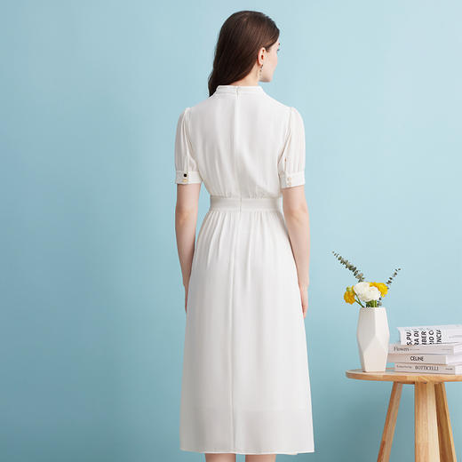 EITIE爱特爱夏季新款洋气修身显瘦简约百搭气质连衣裙7407171 商品图5