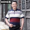 【夏季冰丝凉感短袖t恤】翻领POLO 中年男士商务休闲男装 宽松爸爸t恤 父亲节· 商品缩略图4