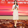 IWY/白色艺考主持人正装女设计感西装连衣七分袖气质优雅气场强大Q772-W 商品缩略图1