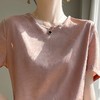 【简约新中式】SIIJJEYY枝辑仿提花圆领短袖，丝滑缎面 (5色可选) 商品缩略图5