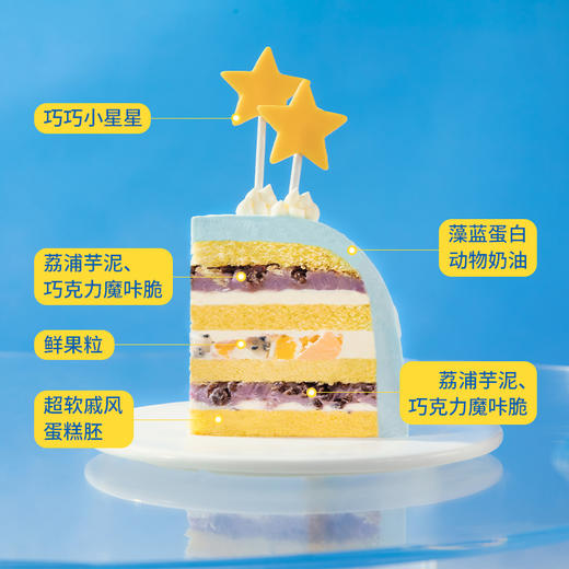 【甜梦飞行】哆啦A梦正版授权儿童生日蛋糕，让哆啦A梦带你飞进甜蜜世界，穿越芋泥、巧克力、果粒之间，每一口都是幸福的魔法充满惊喜 商品图3