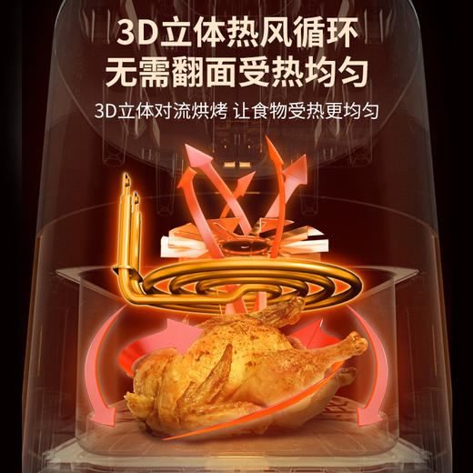膳美师   不锈钢空气炸锅AF9217 商品图3