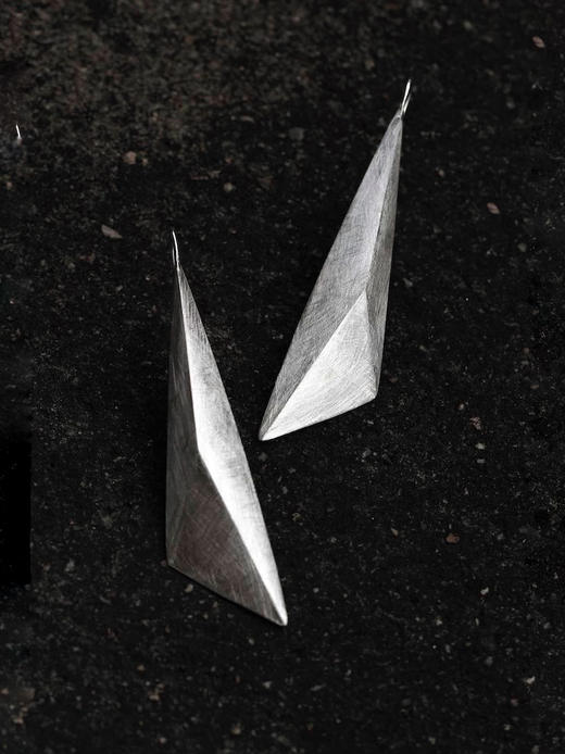 AWU｜PR-E  Prism Hook Earrings [ 棱 耳环 ] 商品图1