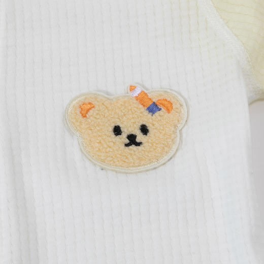 贝贝怡童装婴幼儿空调连体衣夏季长袖2024新款男女宝宝纯棉哈衣夏ZB1DL021 商品图7