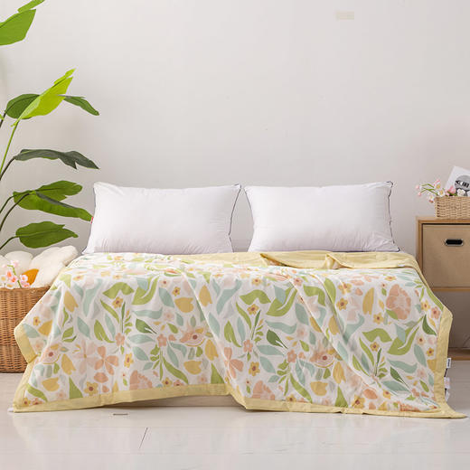 多喜爱 全棉空调被夏薄被 微风记忆/洛维德/清筱/春野花信/微醺时光 商品图9