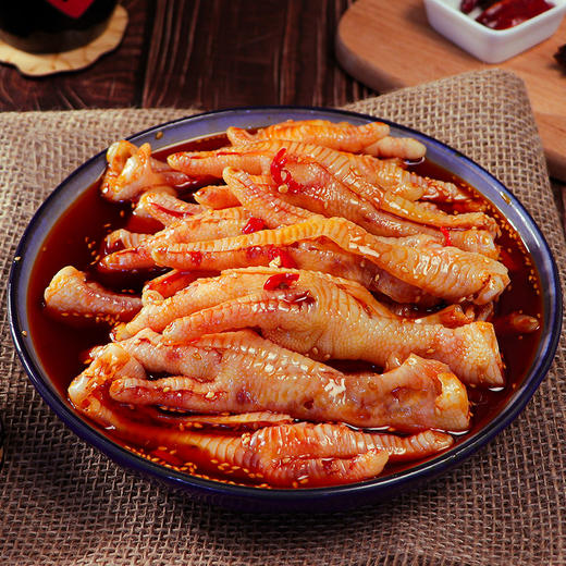 花生嫂 红油脱骨凤爪 1000克（固形物≥60%） 商品图5