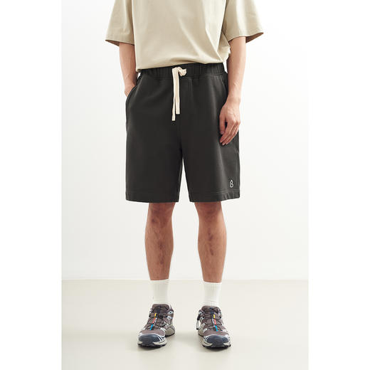 吃茶去chichaqu2024运动休闲全棉拉链口袋短卫裤山系户外百搭 商品图2