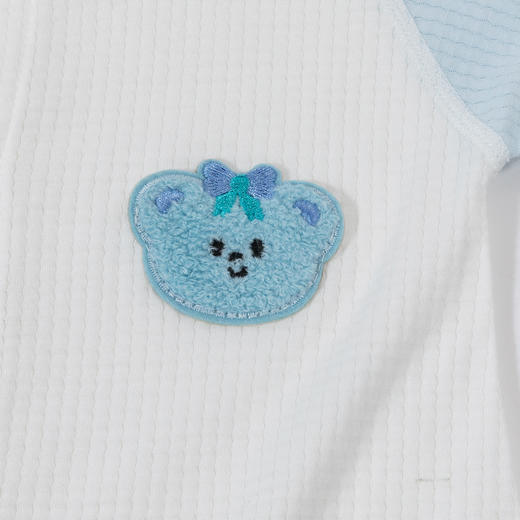 贝贝怡童装婴幼儿空调连体衣夏季长袖2024新款男女宝宝纯棉哈衣夏ZB1DL021 商品图12