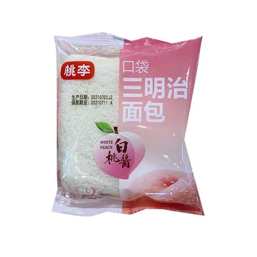 桃李105g口袋三明治白桃酱 商品图0