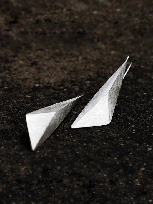 AWU｜PR-E  Prism Hook Earrings [ 棱 耳环 ] 商品图2