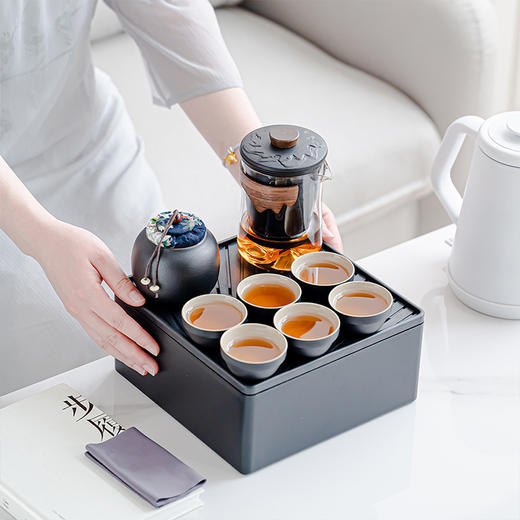 户外旅行茶具，古朴禅意、横扫设计大奖的便携茶具！【G】 商品图2