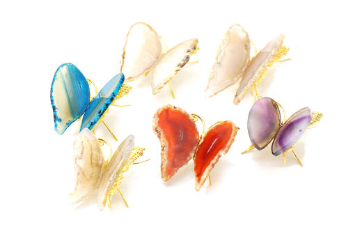 玉髓福蝶摆件 商品图1