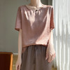 【简约新中式】SIIJJEYY枝辑仿提花圆领短袖，丝滑缎面 (5色可选) 商品缩略图8
