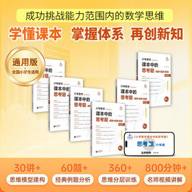 适合全版本教材：小学数学课本中的思考题（带所有的讲解课程）