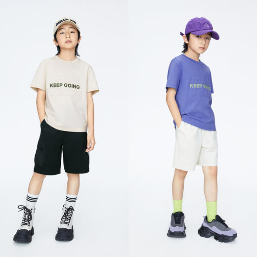 男童记忆棉凉感短袖T恤新款安奈儿童装实体店同款AB421765 商品图3