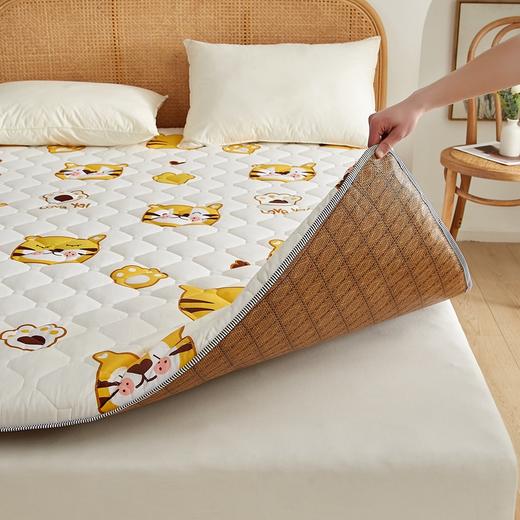 【多功能双面】印花磨毛藤席垫系列新款床垫双面榻榻米床垫 商品图11