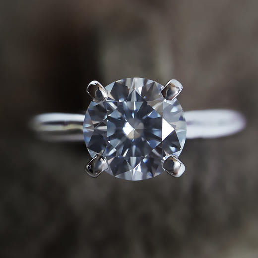 【95新正品】Cartier卡地亚1895铂金经典四爪镶钻戒指N4163651 1.55CT-G-VVS 戒圈51号 120621LV04+ 商品图3