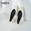 Safiya/索菲娅2024秋 法式方头一字带浅口通勤平底玛丽珍单鞋 SF43111412 商品缩略图1