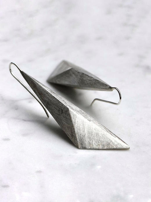 AWU｜PR-E  Prism Hook Earrings [ 棱 耳环 ] 商品图0