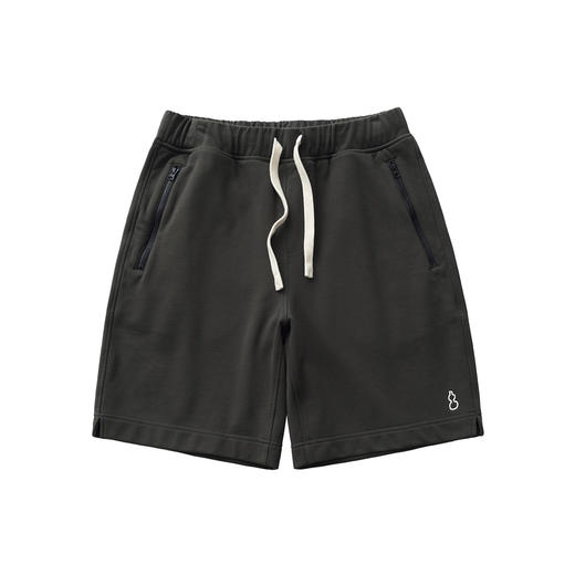 吃茶去chichaqu2024运动休闲全棉拉链口袋短卫裤山系户外百搭 商品图1