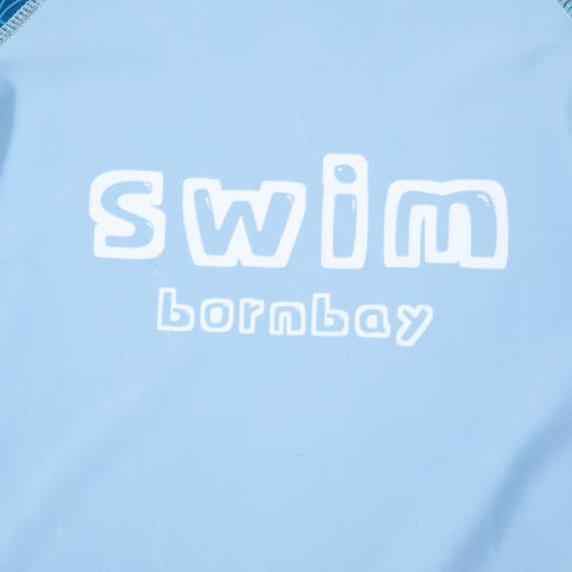 贝贝怡儿童泳衣套装分体男童中大童2024新款男孩游泳衣夏泳帽整套ZB5DP002 商品图4