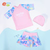 贝贝怡儿童泳衣女童分体裤裙2024年夏季新款速干女宝宝泳装三件套ZB5DP001 商品缩略图2