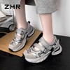 ZHR则则厚底镂空透气老爹凉鞋女2024夏季新款外穿魔术贴运动凉鞋 商品缩略图8