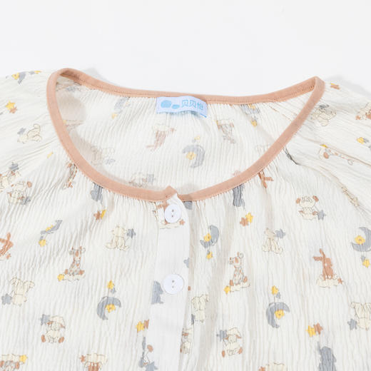 贝贝怡夏季孕妇产妇月子服舒适居家服棉弹轻薄面料透气凉爽睡衣空调服ZB1DY001 商品图5