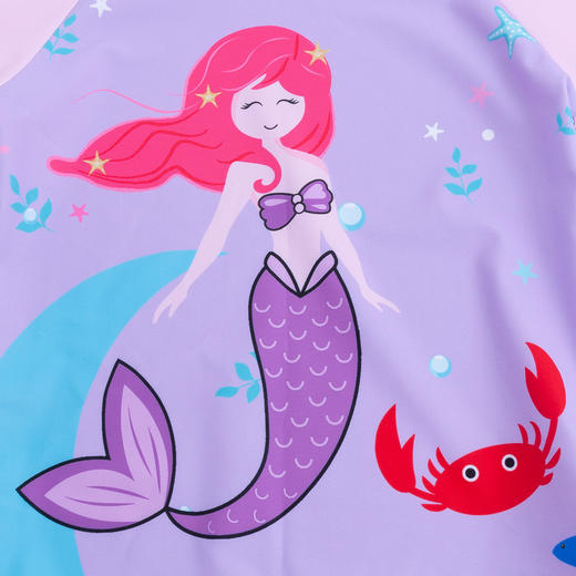 贝贝怡夏季儿童泳衣套装泳衣泳裤女童泳装裤裙 222P2477 商品图4