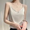 【丝滑透爽，经典百搭】SIIJJEYY枝辑夏季女士仿真丝面双肩带背心吊带（6色可选） 商品缩略图5