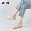 ZHR则则罗马凉鞋女2024夏季新款真皮沙滩鞋外穿包头镂空猪笼鞋女 商品缩略图6