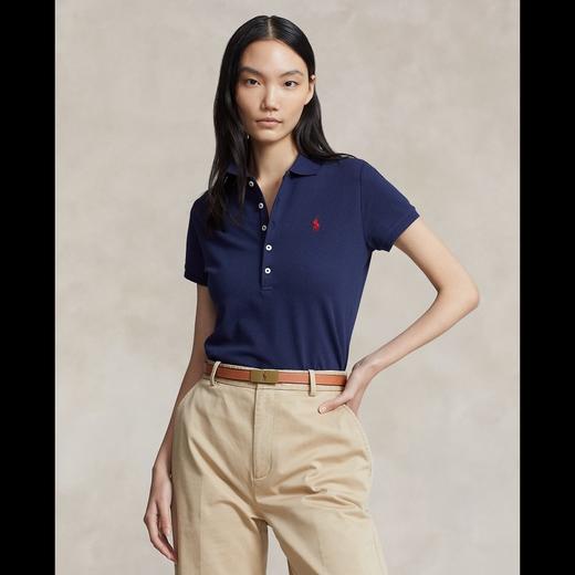 单品包邮现货 THS-特 polo RL马球家女款 老钱纽约PRL原厂马标刺绣 SLIM修身丝光珠地5扣马球恤-7色 BH2519 商品图11