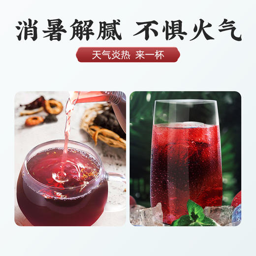 酸梅汤 110g/袋含冰糖 长兴乌梅 夏季消暑 不惧火气 商品图3