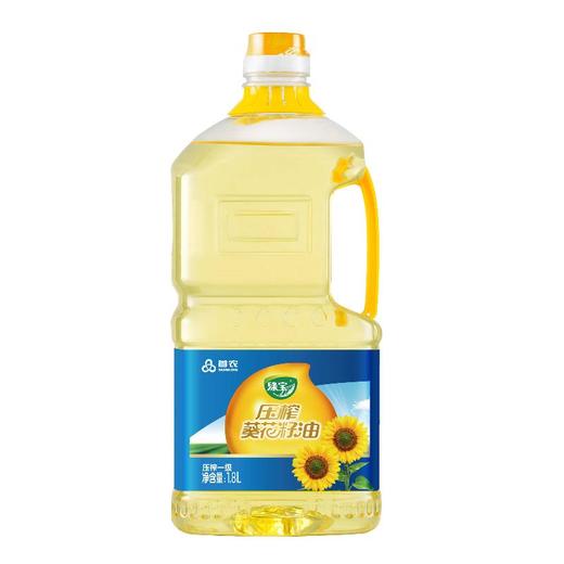绿宝压榨葵花籽油1.8L 商品图0