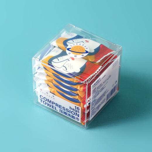 苏软软便携式压缩洗脸巾16粒-0563 商品图1