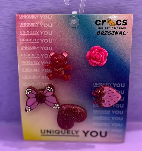 CROCS 饰品 智必星粉紫少女心五件套10012948 商品图0