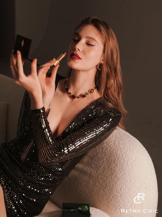 【范冰冰&李斯丹妮&瞿颖&刘忻同款】Ancient Rome古罗马时期 | 红丝绒套装 商品图3