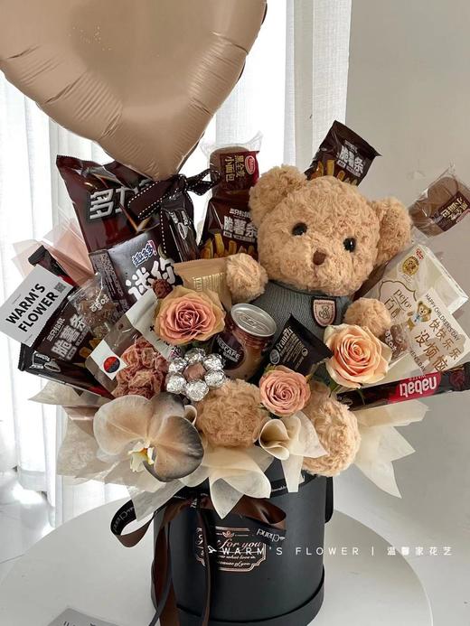 【花艺玩偶】泰迪熊（50CM/40CM/30CM）毛衣熊/领子熊/圣诞帽子熊 商品图1