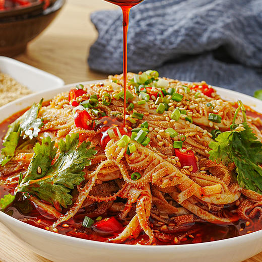 花生嫂红油霸王千层肚 2斤装-罐装 商品图3