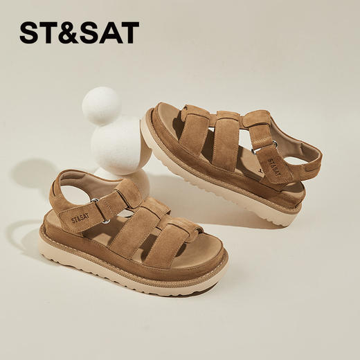 星期六休闲户外厚底增高沙滩凉鞋SSC2115940 商品图0