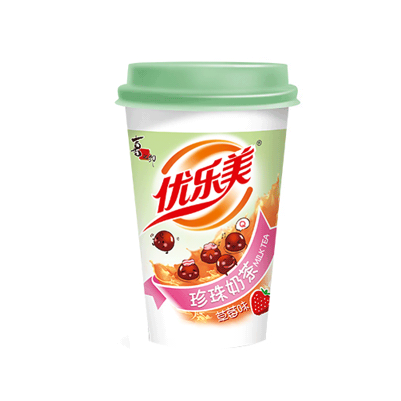 喜之郎70g草莓珍珠奶茶