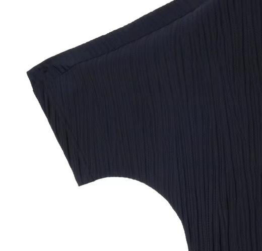 T0150夏季新款纯色条纹高弹polo衫百搭男士休闲上衣潮流宽松短袖 商品图4